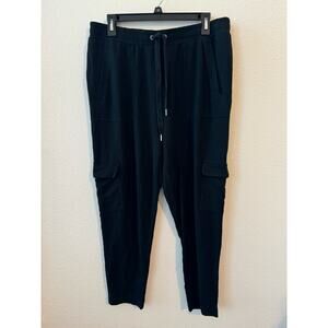 Banana republic Black Comfy Cargo Pants- Women’s Size XL- Like New